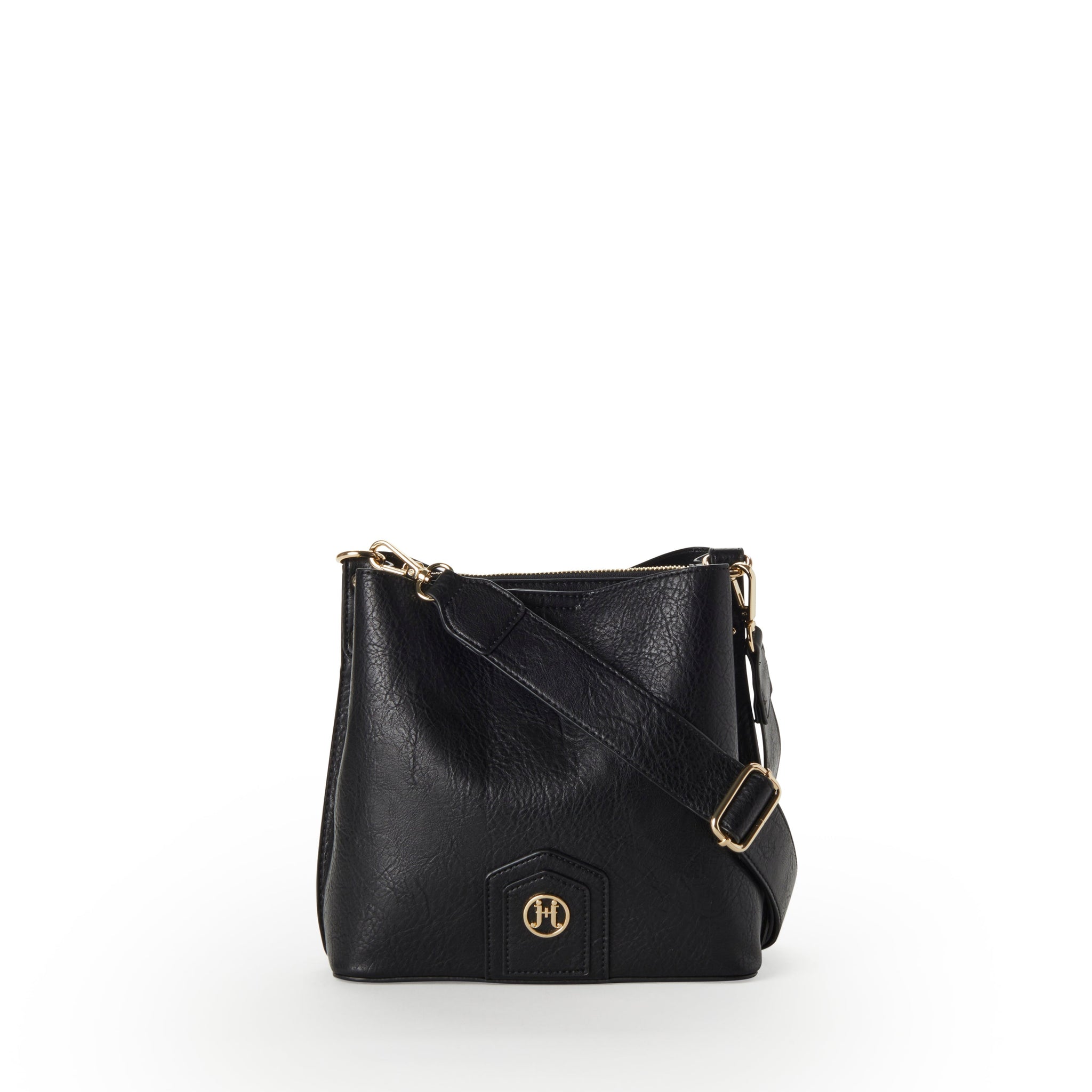 【EMIS】CANVAS SHOULDER BUCKET BAG-BLACK CANVAS SHOULDER BUCKET BAG-BLACK - EMIS